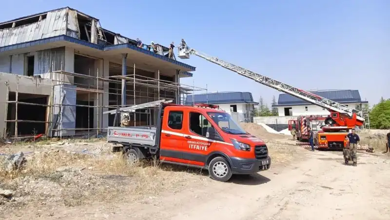 Gölbaşı’nda Villaları Tehdit Eden Korkunç Yangın: Son Durum Ne?
