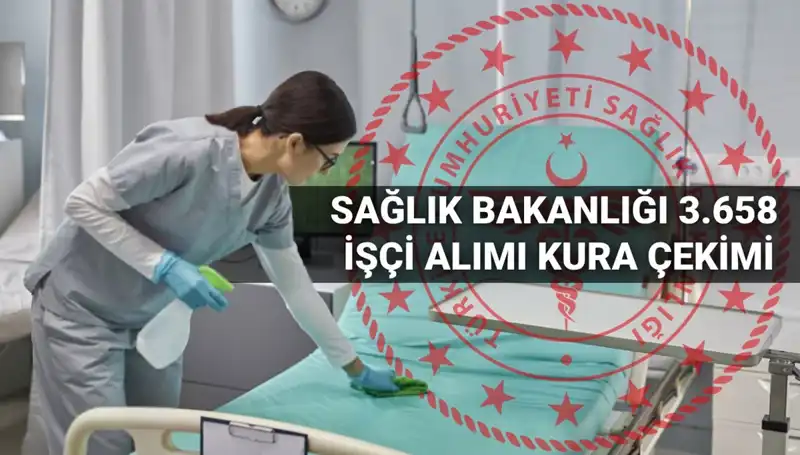 2025 Sağlık Bakanlığı İşçi Alımı Kura Takvimi: 3.658 Kişi Belirlendi