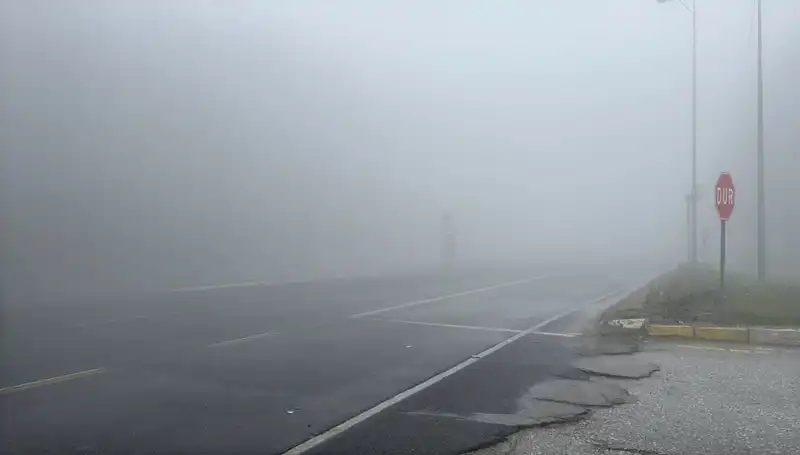 Bolu Dağı'nda Sis, Sürüş Güvenliğini Tehdit Ediyor!
