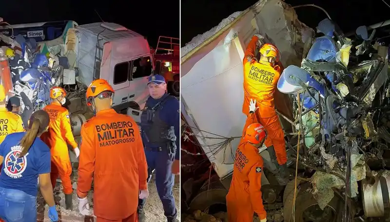 Brezilya'da Feci Otobüs Kazası: 11 Hayatını Kaybetti, 45 Yaralı Var