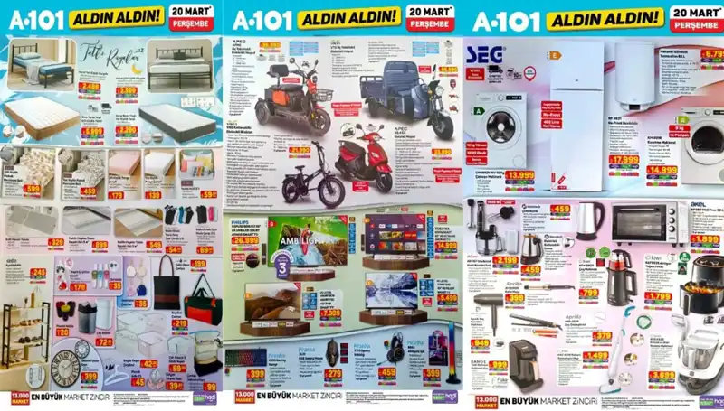A101 Aktüel Kataloğu 20 Mart: Evde Yenilik Yapmanın Tam Zamanı!