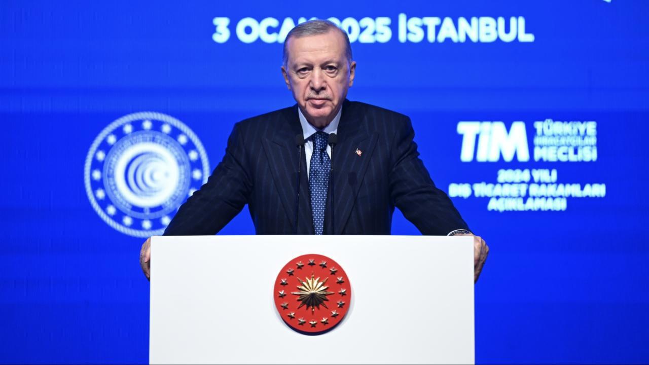 Cumhurbaşkanı Erdoğan: Türkiye'nin 2024 yılı ihracatı 262 milyar dolara yükseldi