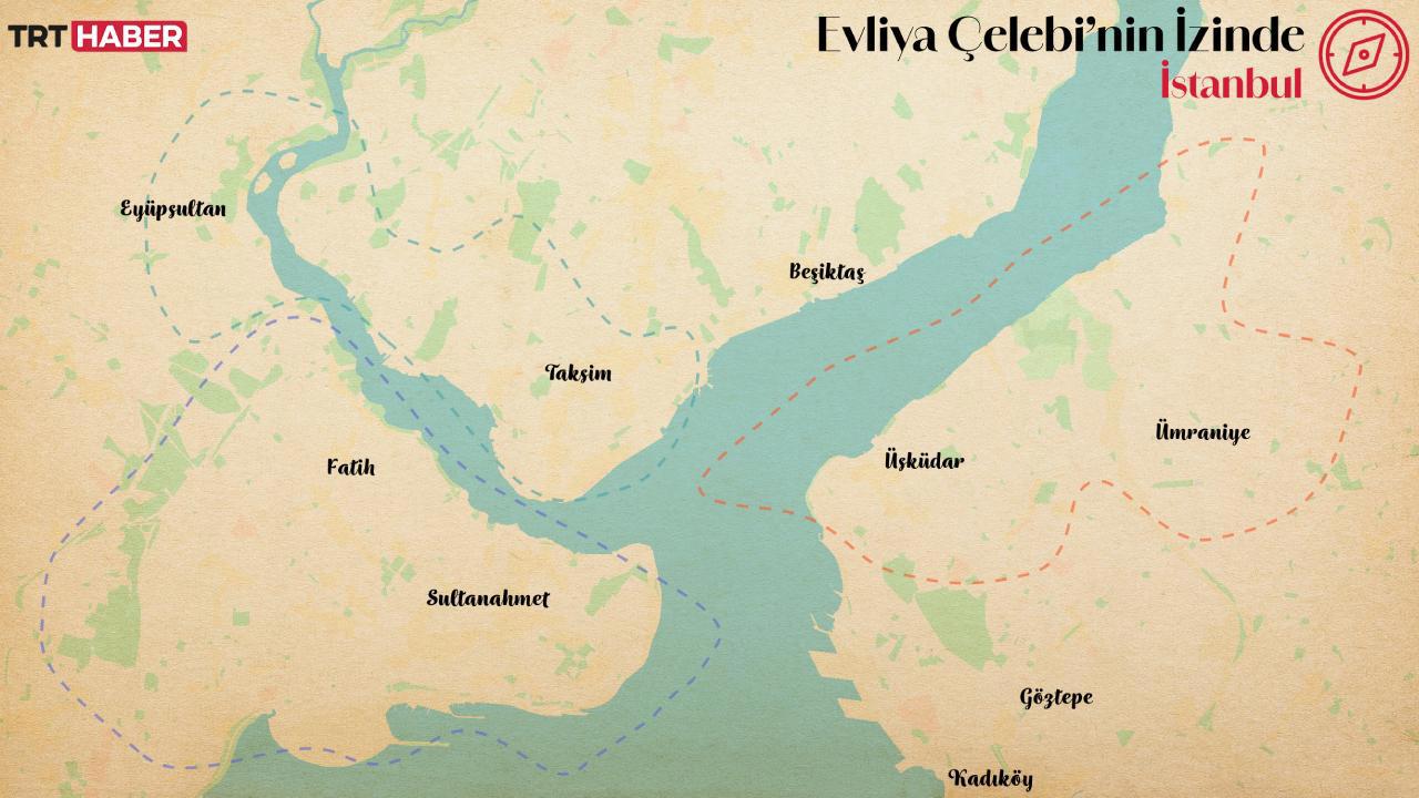 İstanbul'da Evliya Çelebi Yolculuğu