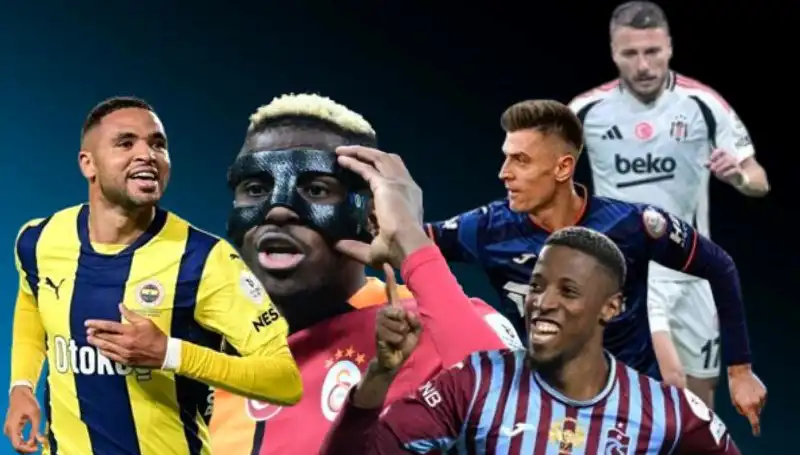 Süper Lig'de Gol Krallığı Yarışında Favori Kim? Osimhen, Banza ve En-Nesyri